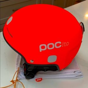 POC kids helmet (NEW with tags and storage bag)